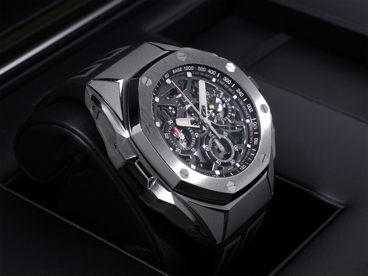 オーデマピゲ ロイヤル オーク コンセプト スプリットセコンド クロノグラフ GMT ラージデイト Ref.26650TI.OO.D013CA.01 TI オープンワーク文字盤 未使用 fnbz9tdm