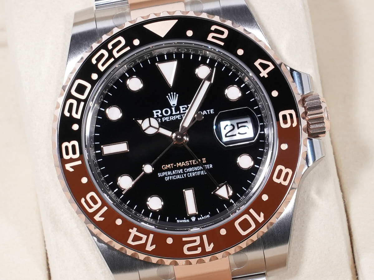 ロレックス GMTマスターII Ref.126711CHNR SS/ERG ブラック文字盤 未使用 dou73mob