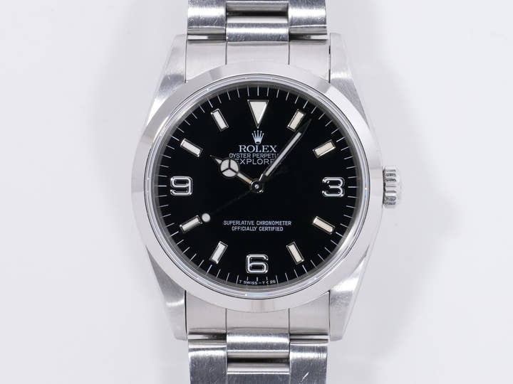 Rolex Explorer I Ref. 14270 Stainless Steel Black Dial