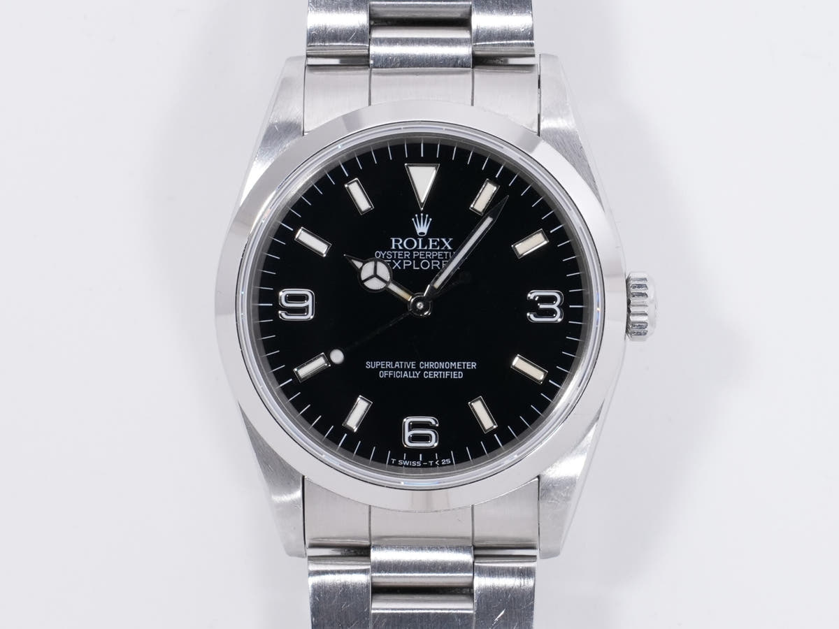 ロレックス エクスプローラーⅠ Ref.14270 SS ブラック文字盤 中古 y4s7npmx