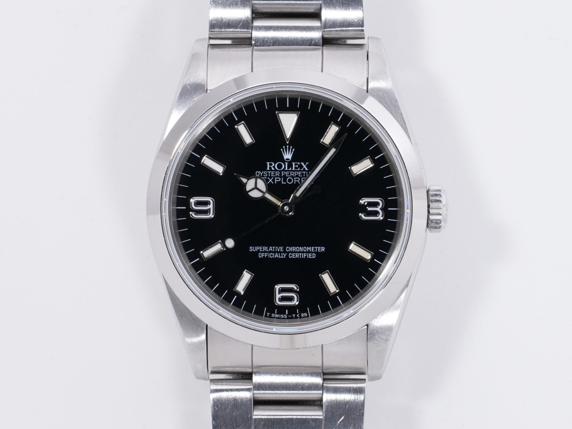 ロレックス エクスプローラーⅠ Ref.14270 SS ブラック文字盤 中古 y4s7npmx