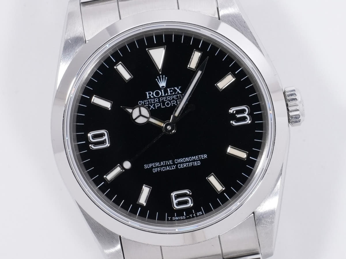 ロレックス エクスプローラーⅠ Ref.14270 SS ブラック文字盤 中古 y4s7npmx