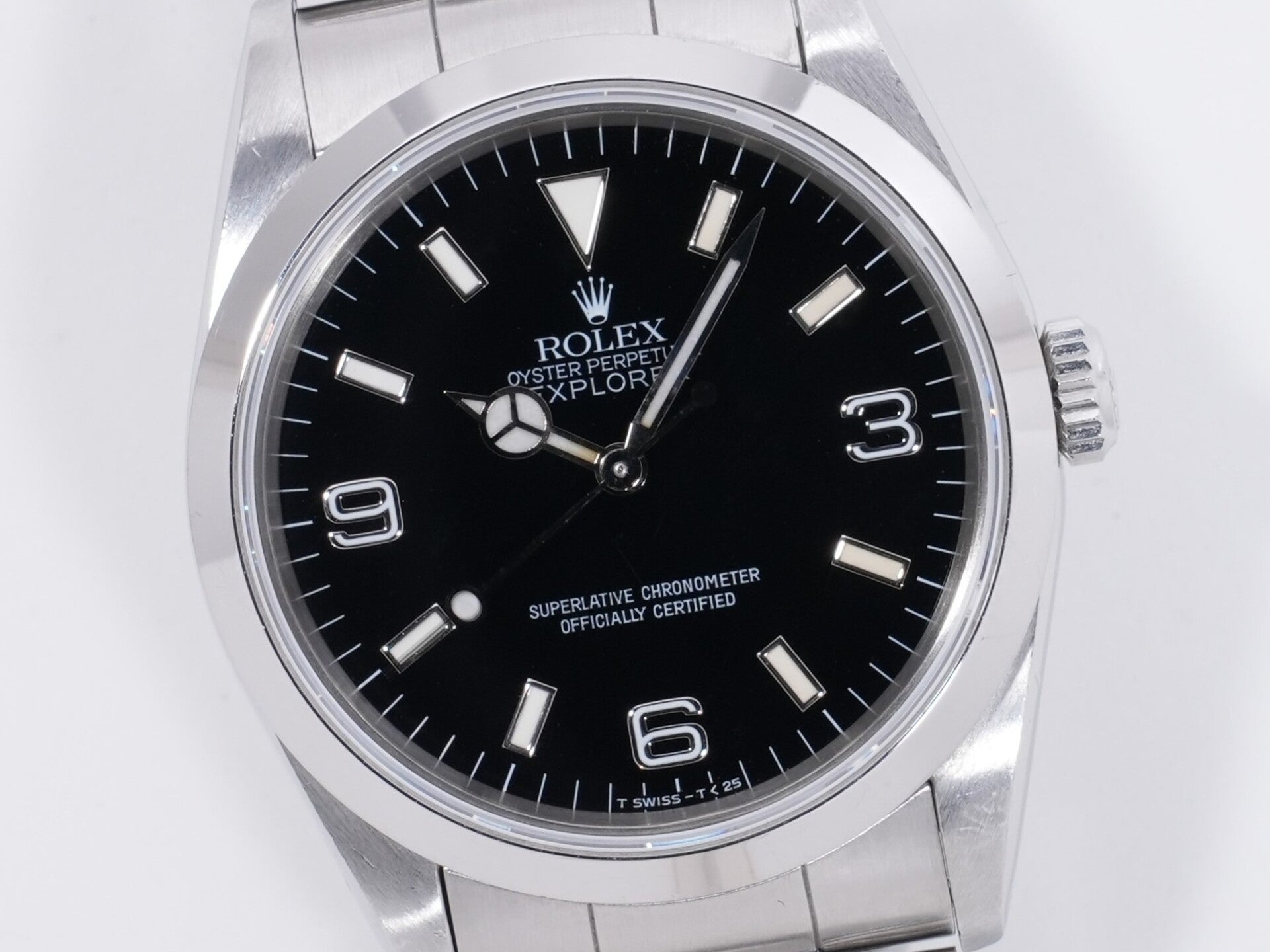 ロレックス エクスプローラーⅠ Ref.14270 SS ブラック文字盤 中古 y4s7npmx