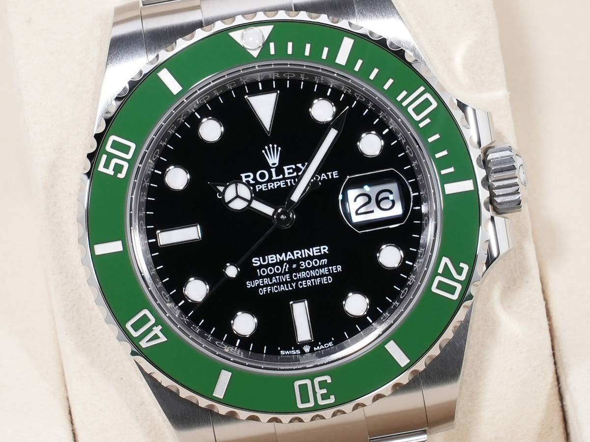ロレックス サブマリーナー デイト Ref.126610LV SS ブラック文字盤 未使用 h98ymknd