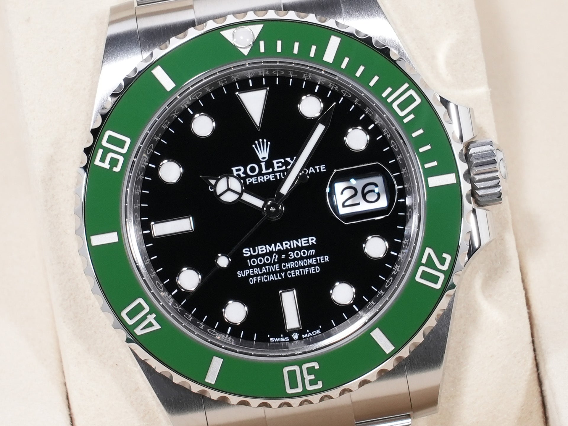 ロレックス サブマリーナー デイト Ref.126610LV SS ブラック文字盤 未使用 h98ymknd