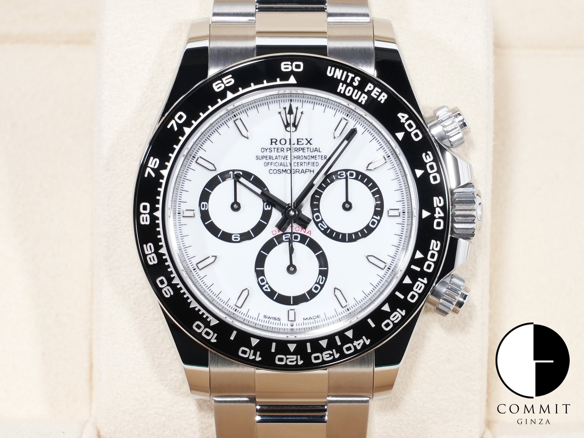 ロレックス デイトナ Ref.126500LN SS ホワイト文字盤 未使用 cfsmv4zj