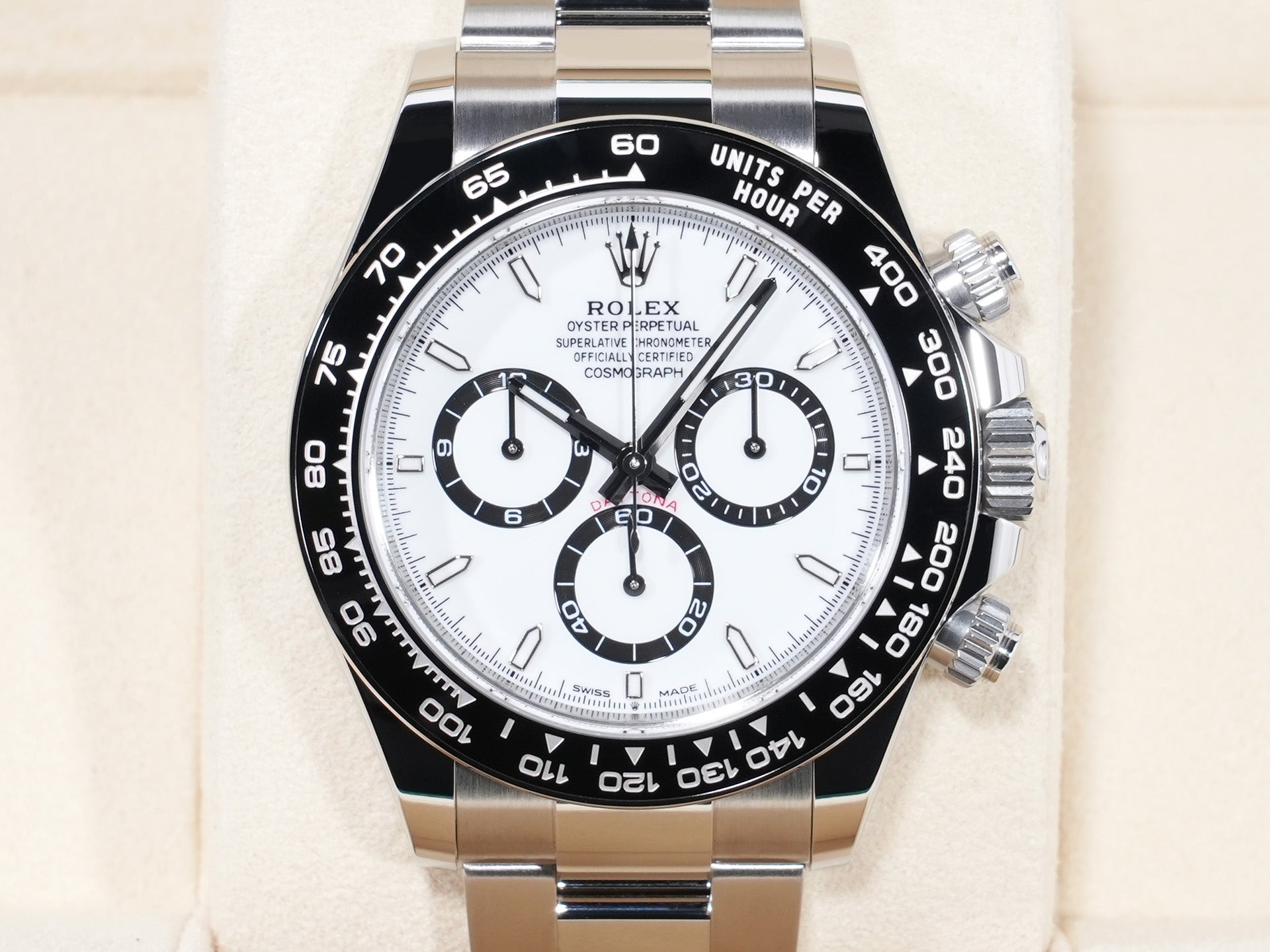 ロレックス デイトナ Ref.126500LN SS ホワイト文字盤 未使用 cfsmv4zj