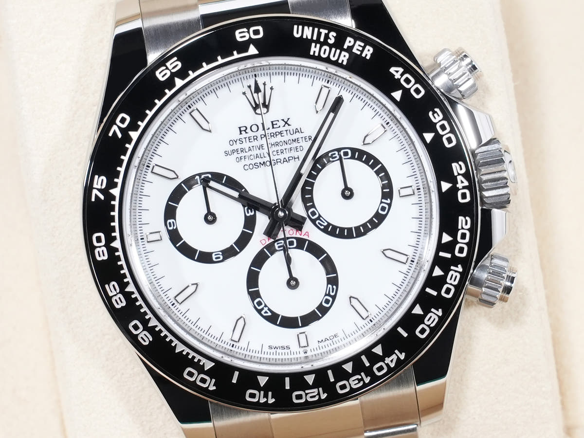 ロレックス デイトナ Ref.126500LN SS ホワイト文字盤 未使用 cfsmv4zj