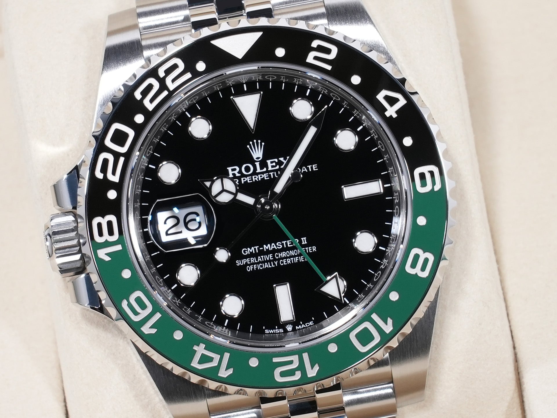 Rolex GMT-Master II Ref. 126720VTNR, stainless steel, black dial, Jubilee bracelet, unused.  (gawz76q7 appears to be an internal reference number and not part of the product description)