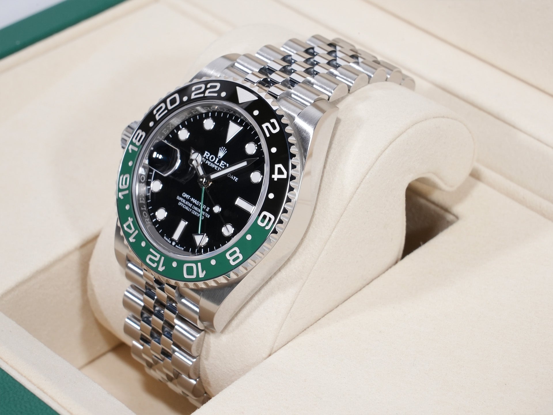 Rolex GMT-Master II Ref. 126720VTNR, stainless steel, black dial, Jubilee bracelet, unused.  (gawz76q7 appears to be an internal reference number and not part of the product description)