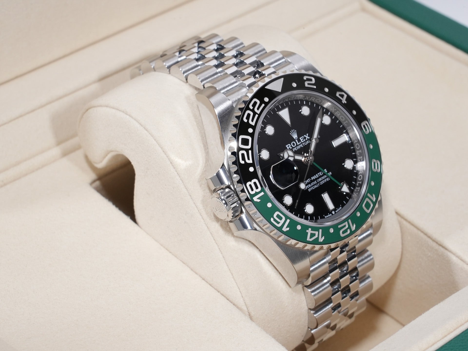 Rolex GMT-Master II Ref. 126720VTNR, stainless steel, black dial, Jubilee bracelet, unused.  (gawz76q7 appears to be an internal reference number and not part of the product description)