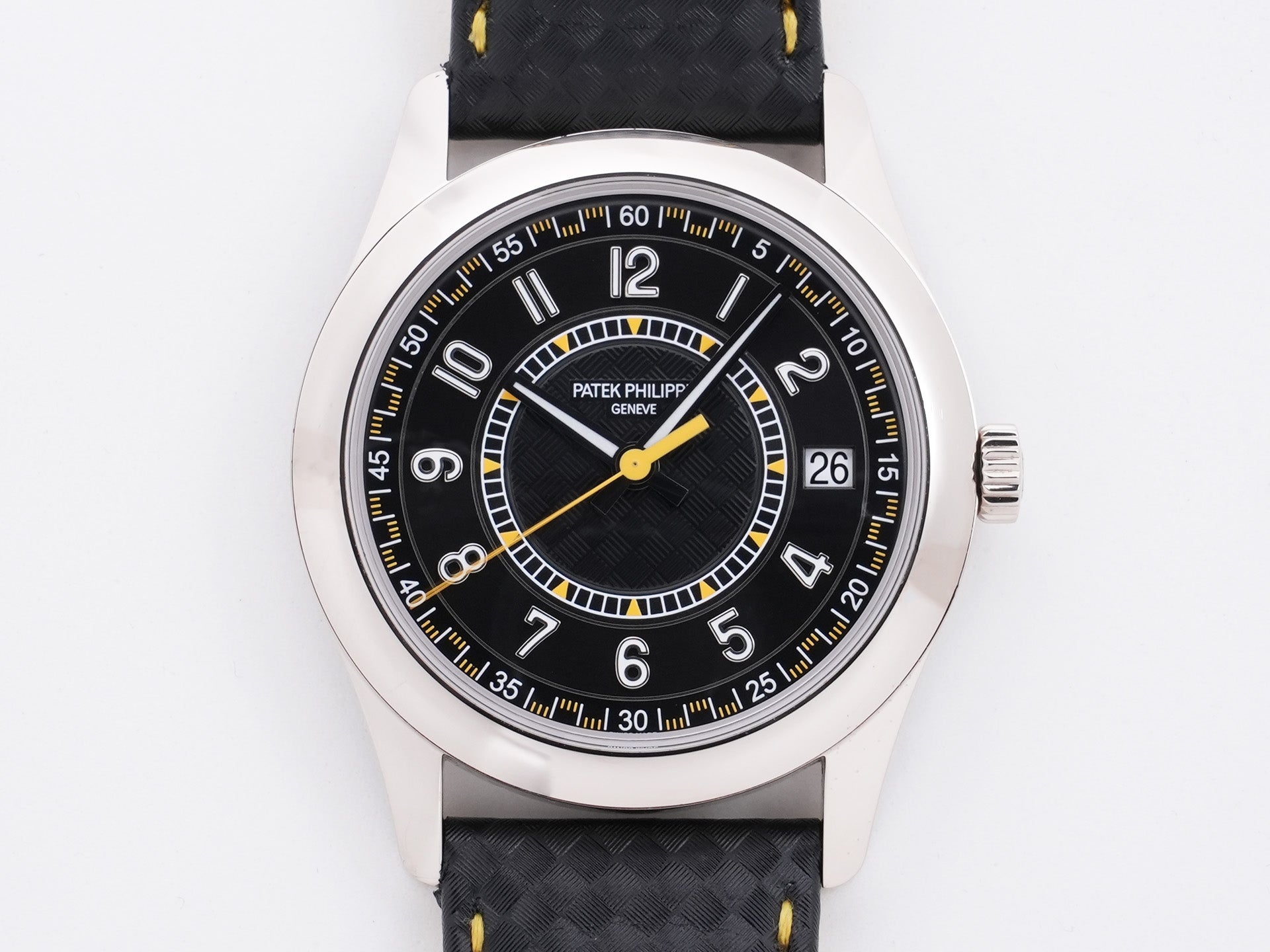 パテックフィリップ カラトラバ Ref.6007G-001 18KWG エボニーブラック文字盤 中古 kf5zupqo