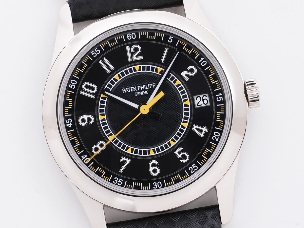 パテックフィリップ カラトラバ Ref.6007G-001 18KWG エボニーブラック文字盤 中古 kf5zupqo