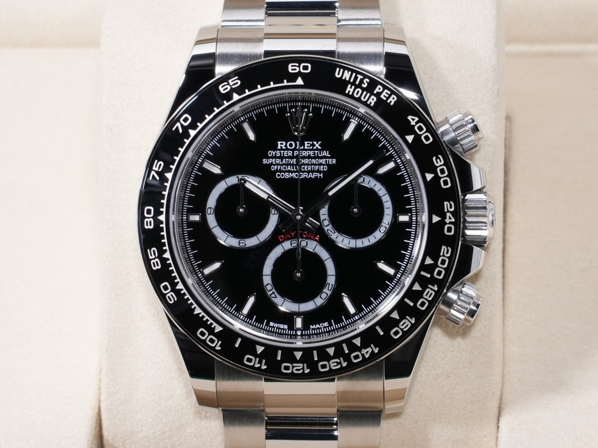 ロレックス デイトナ Ref.126500LN SS ブラック文字盤 未使用 ed6vvazx