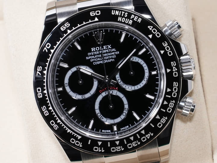 ロレックス デイトナ Ref.126500LN ステンレススチール ブラック文字盤