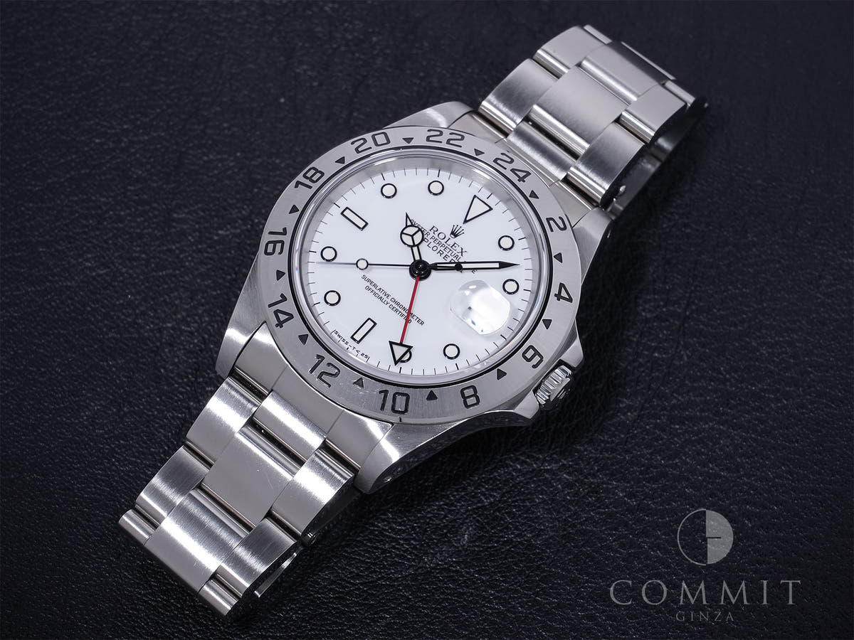 ロレックス エクスプローラーII Ref.16570 SS ホワイト文字盤 中古 en8peofm