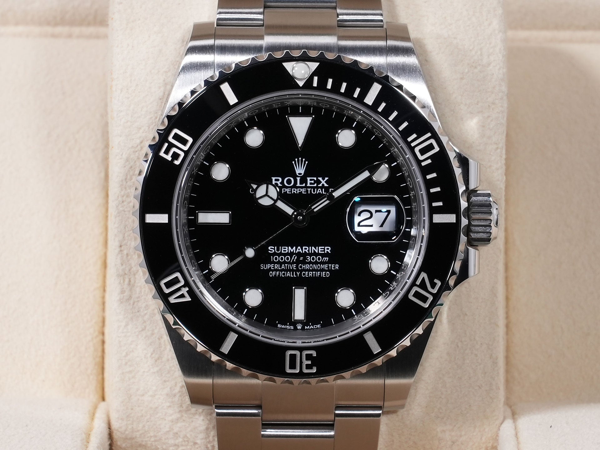 ロレックス サブマリーナー デイト Ref.126610LN SS ブラック文字盤 美中古 fjz3q4on