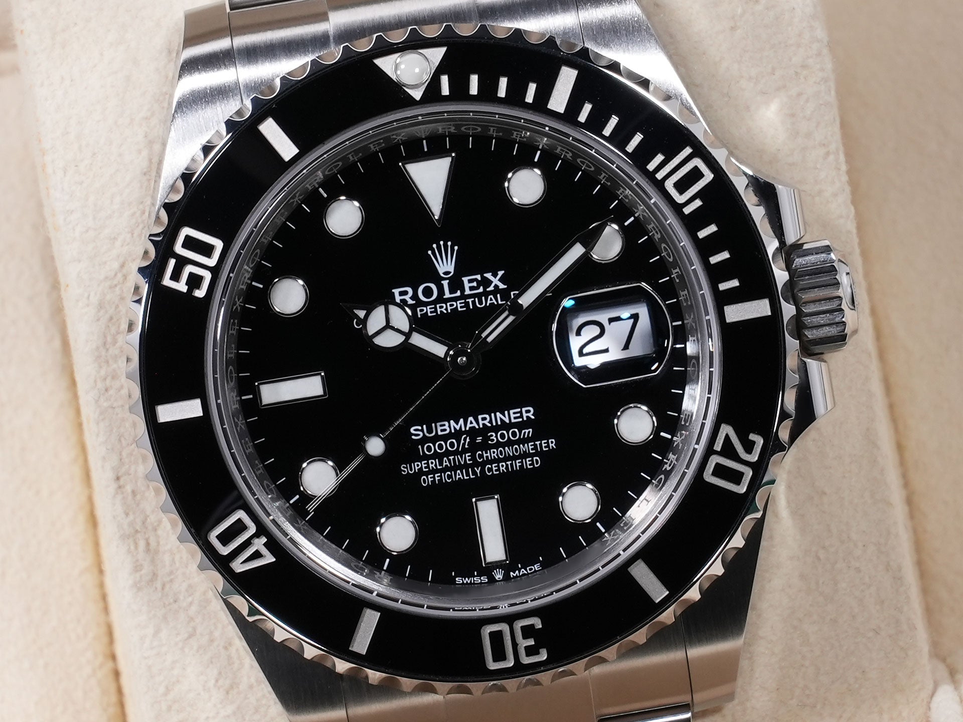 ロレックス サブマリーナー デイト Ref.126610LN SS ブラック文字盤 美中古 fjz3q4on