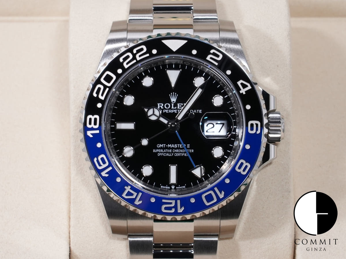 Rolex GMT-Master II Ref. 126710BLNR SS Black Dial Oyster Bracelet Unused rx5ky9yd