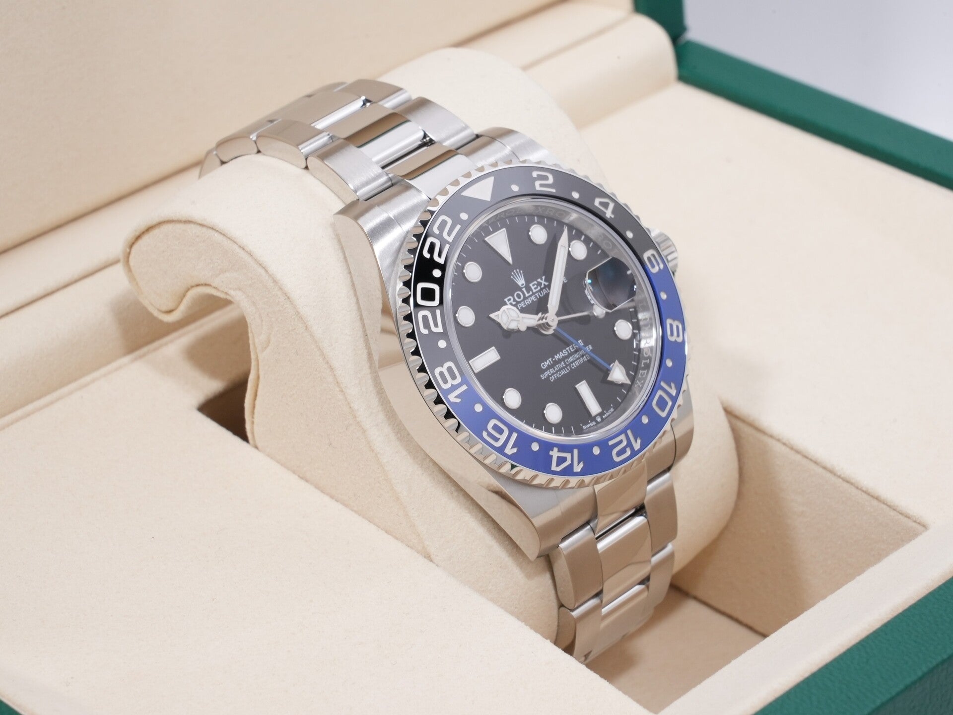 Rolex GMT-Master II Ref. 126710BLNR SS Black Dial Oyster Bracelet Unused rx5ky9yd