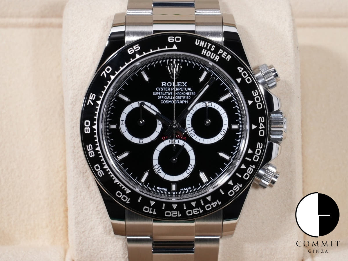 ロレックス デイトナ Ref.126500LN SS ブラック文字盤 未使用 z47q44cf