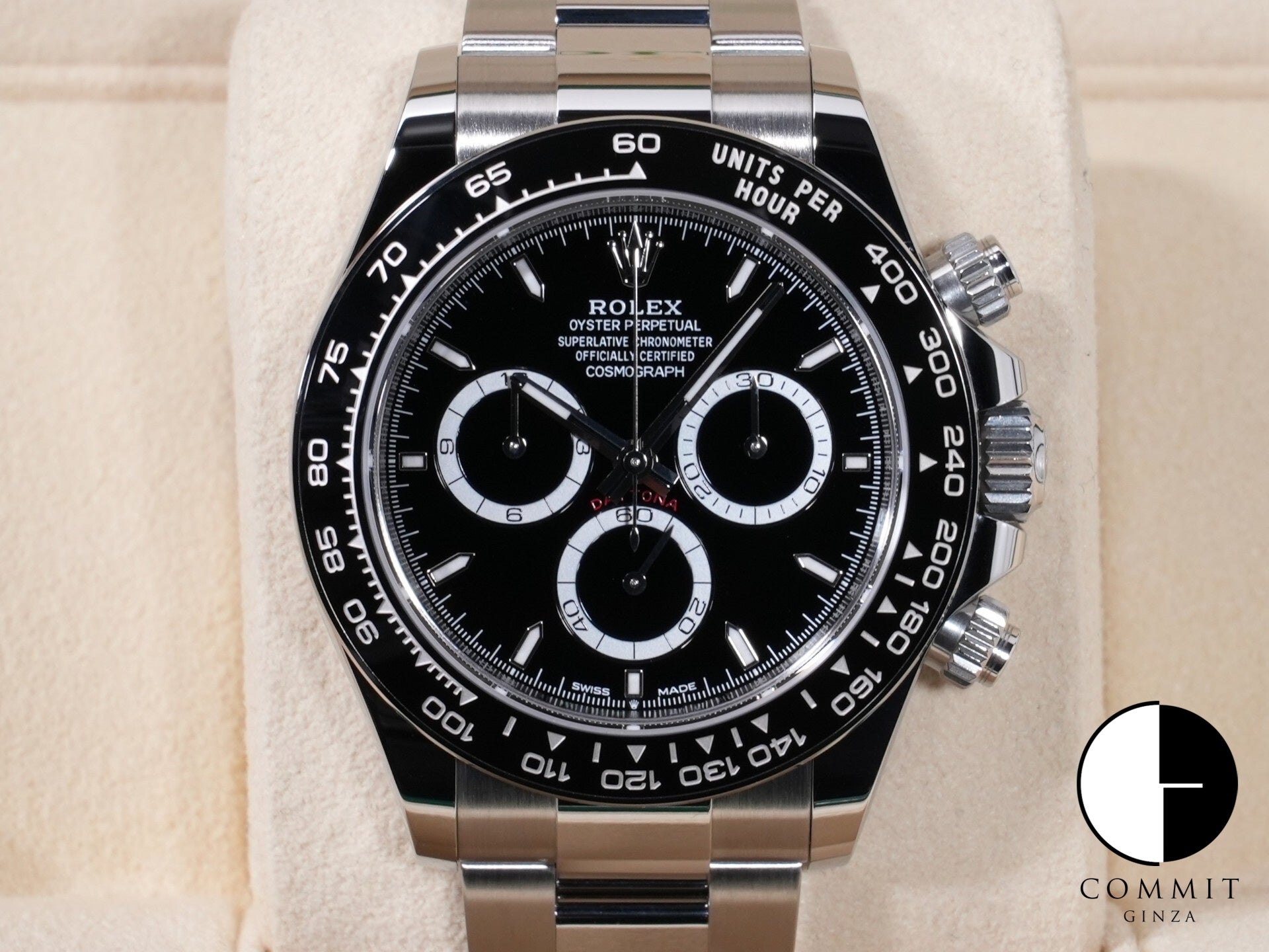ロレックス デイトナ Ref.126500LN SS ブラック文字盤 未使用 z47q44cf