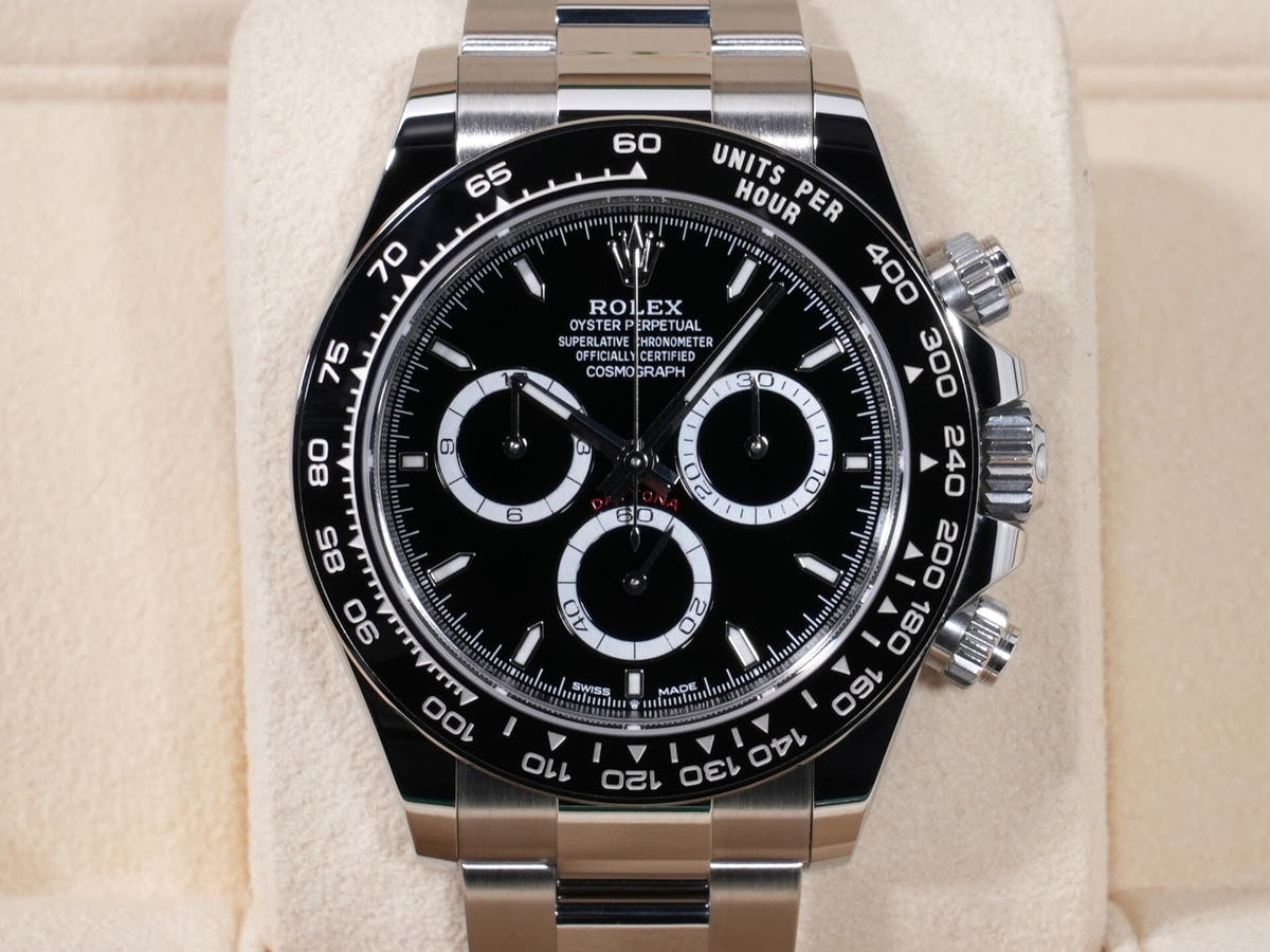 ロレックス デイトナ Ref.126500LN SS ブラック文字盤 未使用 z47q44cf