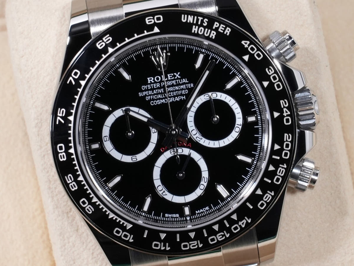ロレックス デイトナ Ref.126500LN SS ブラック文字盤 未使用 z47q44cf