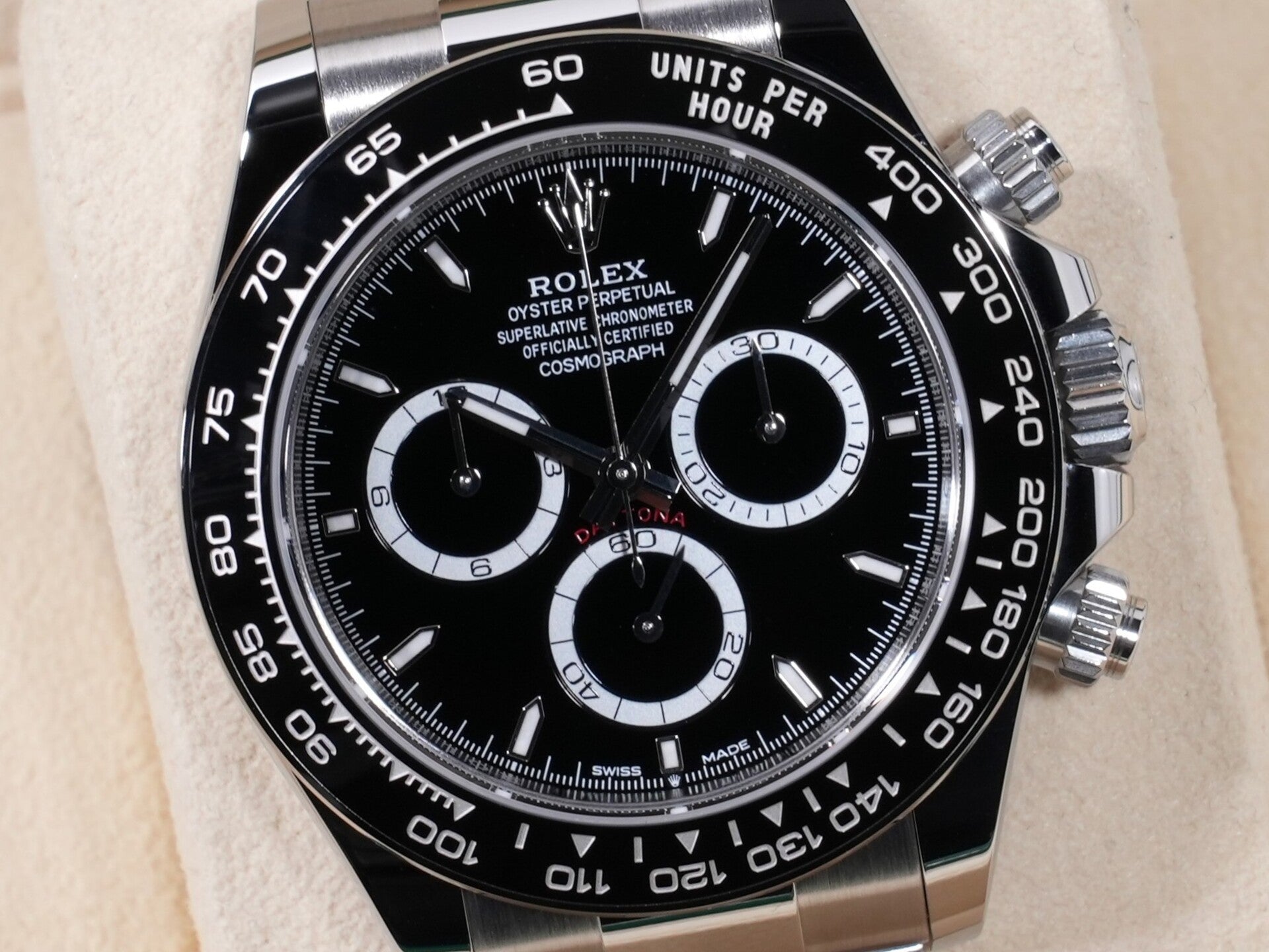 ロレックス デイトナ Ref.126500LN SS ブラック文字盤 未使用 z47q44cf