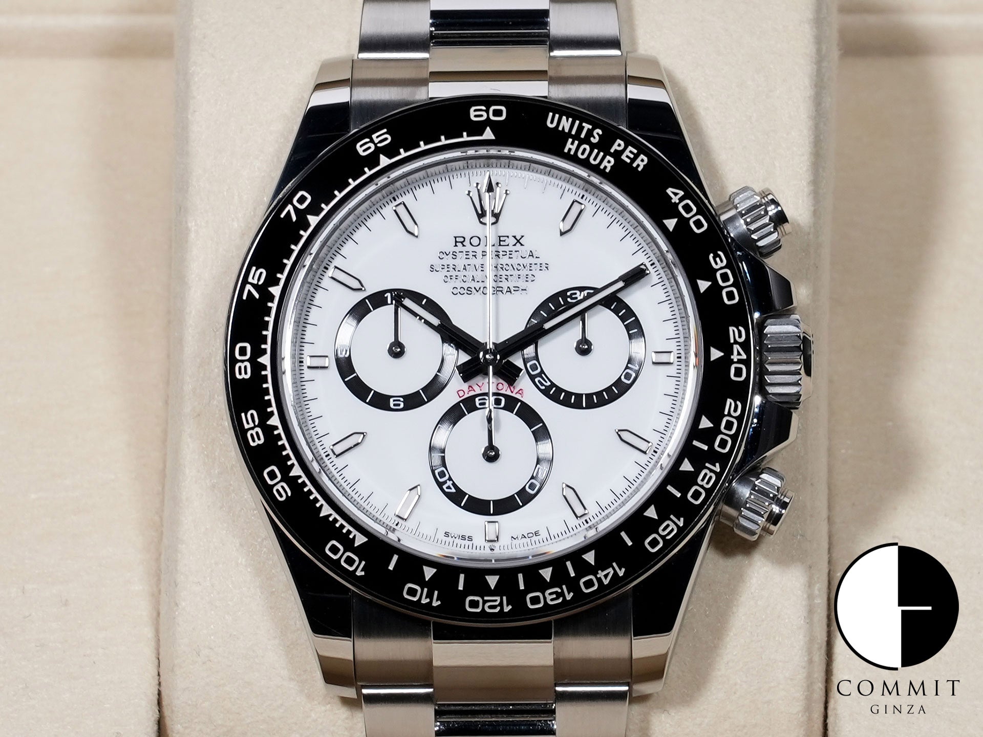 ロレックス デイトナ Ref.126500LN SS ホワイト文字盤 極美品 czqg9qcv