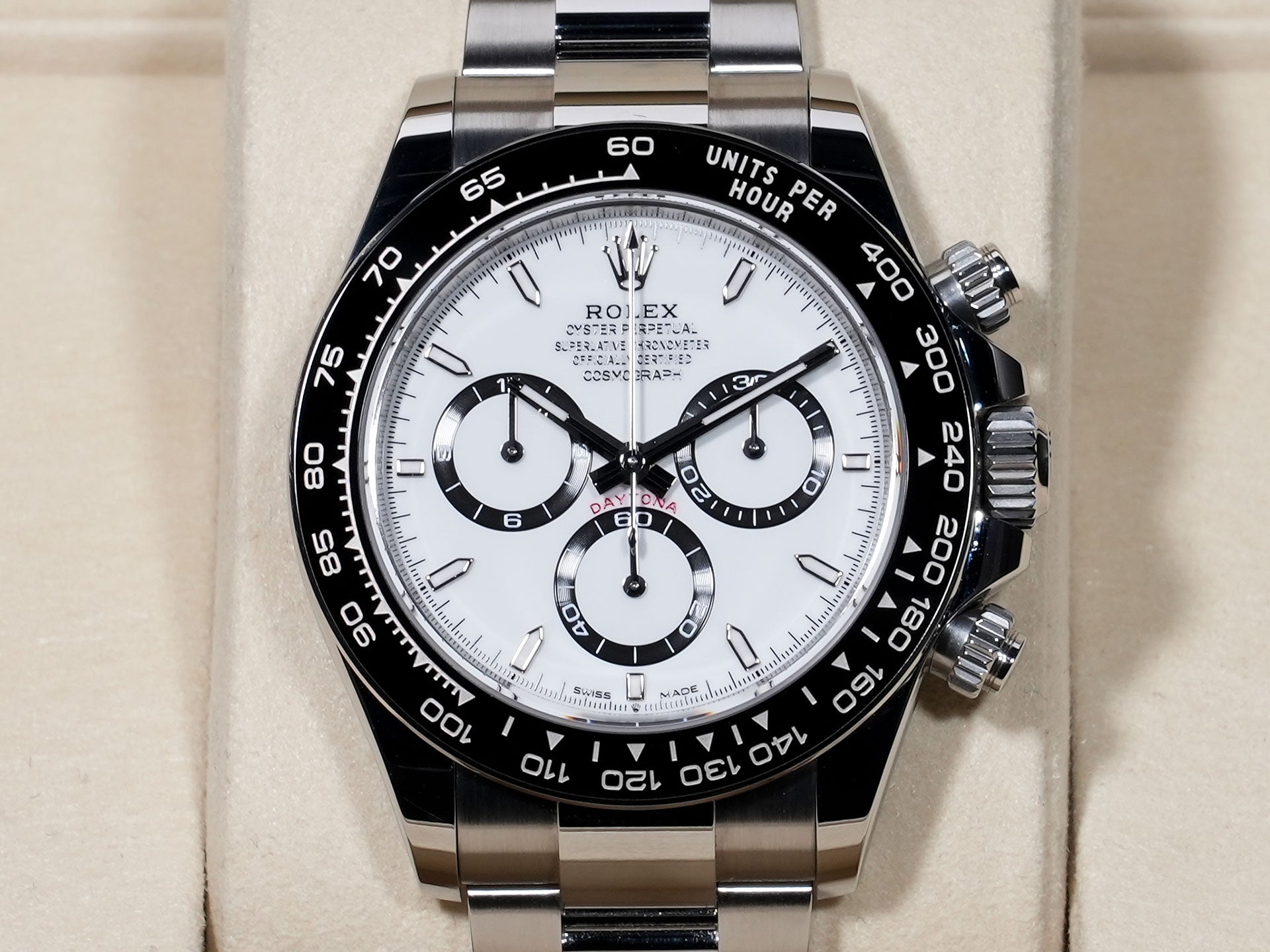 ロレックス デイトナ Ref.126500LN SS ホワイト文字盤 極美品 czqg9qcv