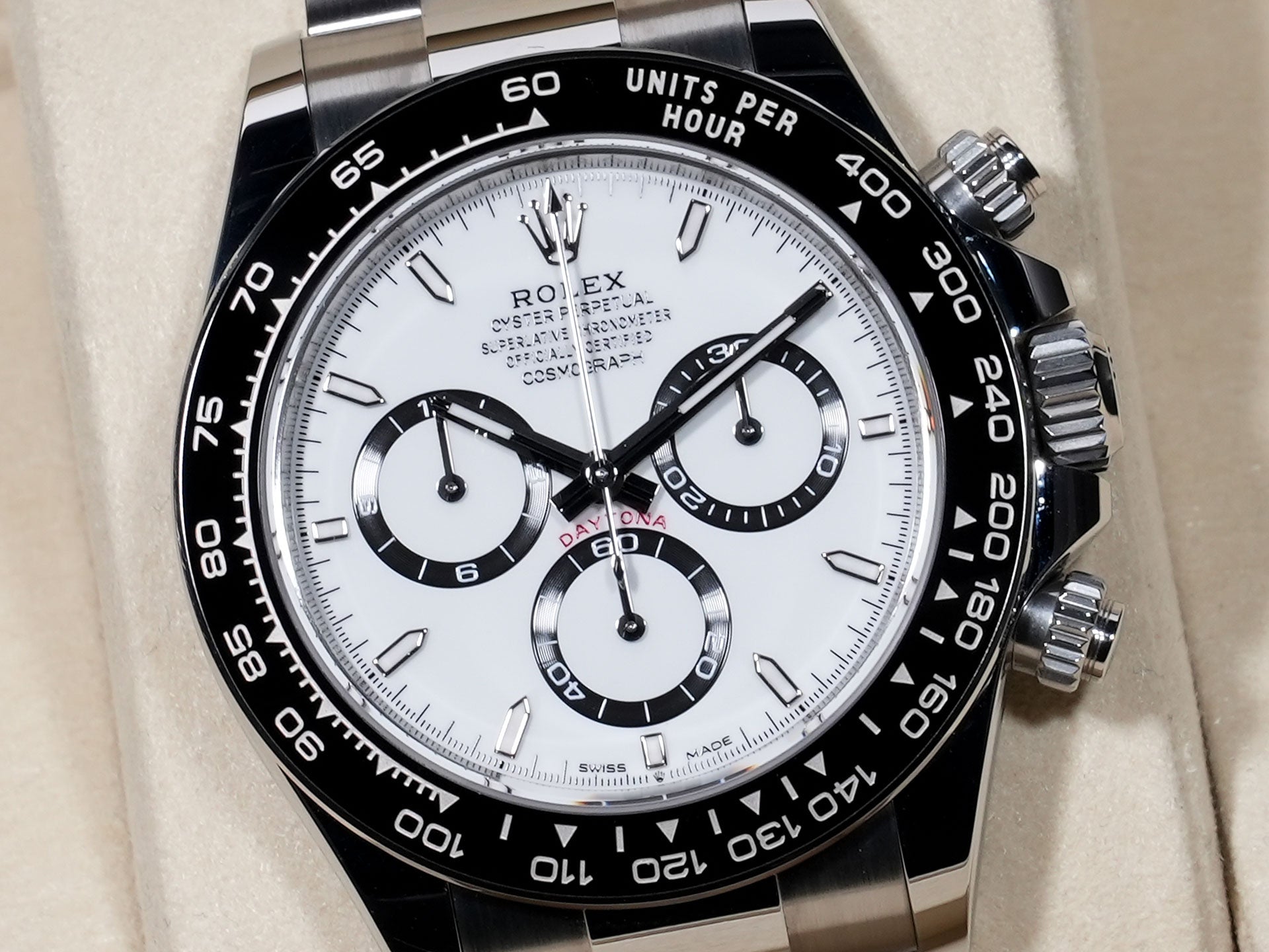 Rolex Daytona Ref. 126500LN SS White Dial, Excellent Condition czqg9qcv