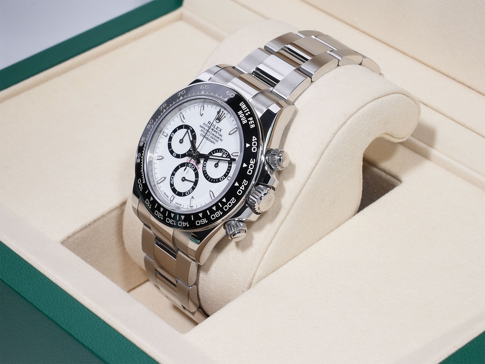 Rolex Daytona Ref. 126500LN SS White Dial, Excellent Condition czqg9qcv