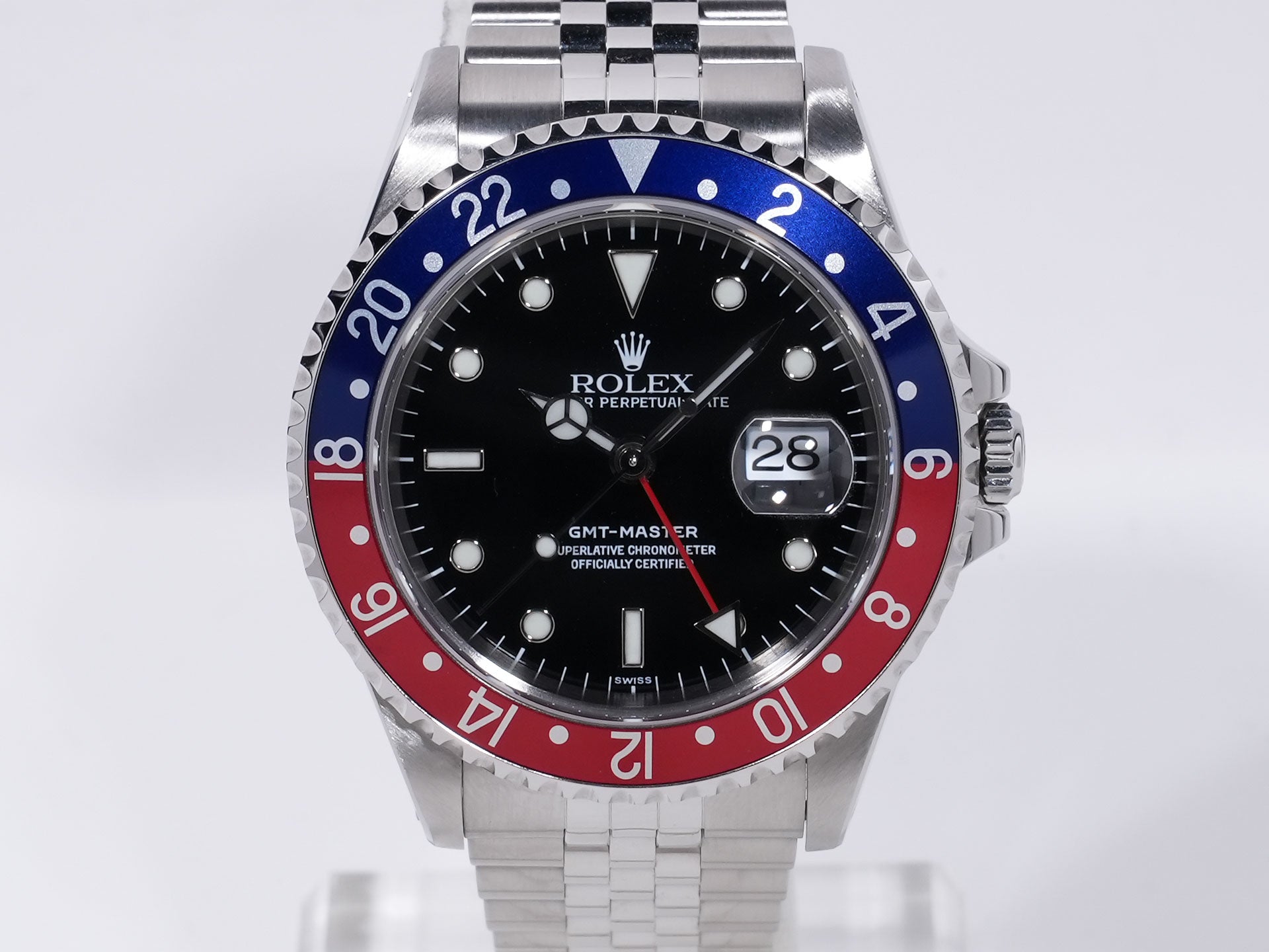 ロレックス GMTマスター Ref.16700 SS ブラック文字盤 オイスターブレスレット 中古 ji6phgbn