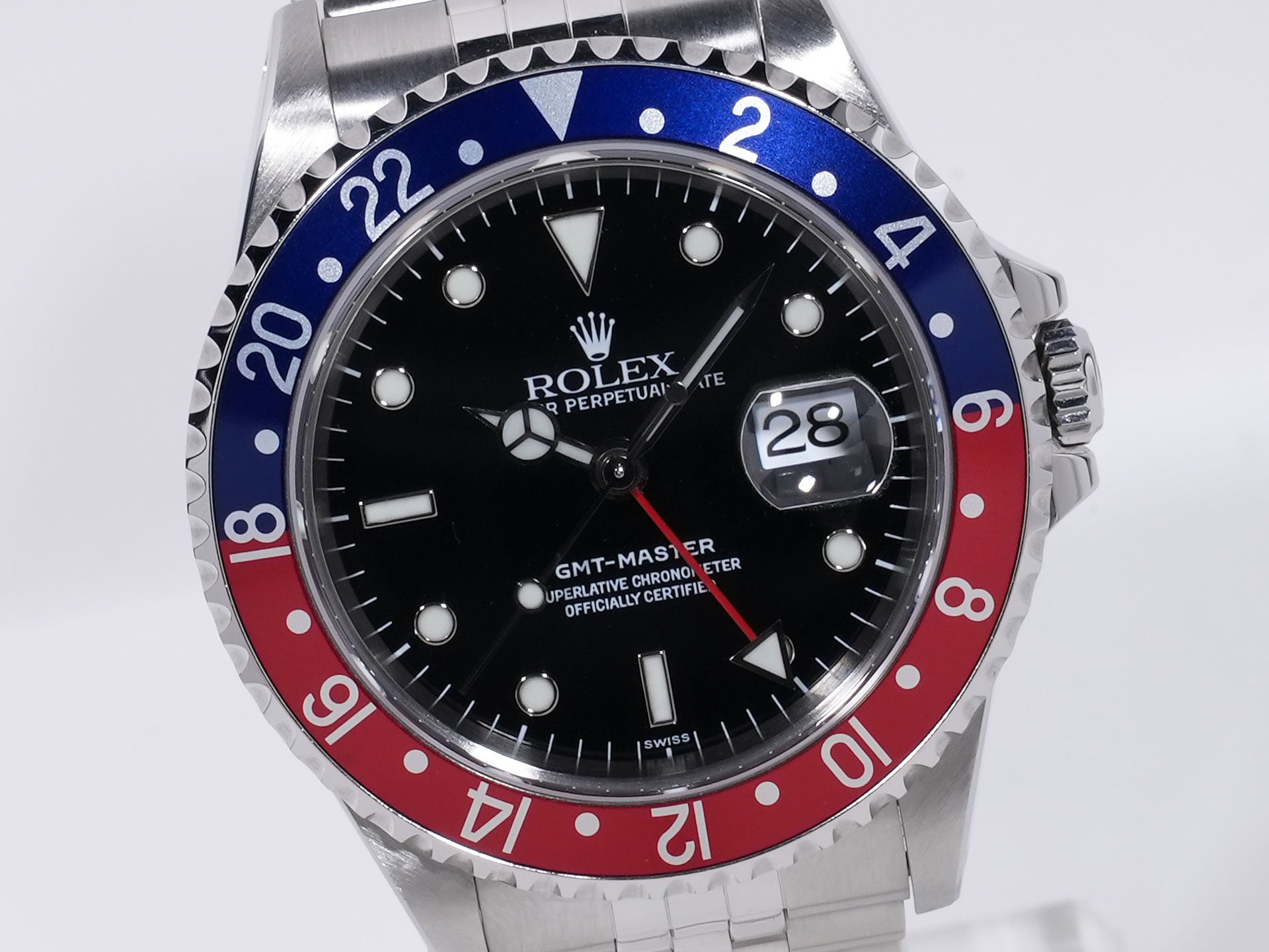 ロレックス GMTマスター Ref.16700 SS ブラック文字盤 オイスターブレスレット 中古 ji6phgbn