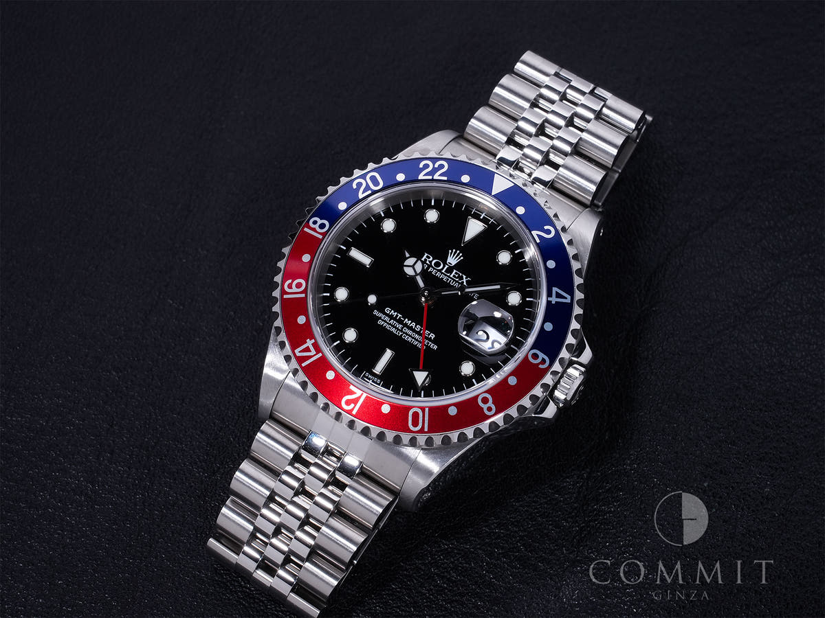 ロレックス GMTマスター Ref.16700 SS ブラック文字盤 オイスターブレスレット 中古 ji6phgbn