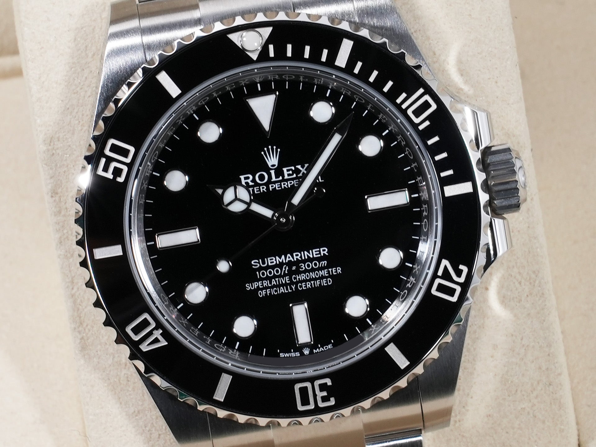 Rolex Submariner No-Date Ref. 124060 SS Black Dial, Unused  (sumwp78o appears to be an internal reference number and not part of the product description)