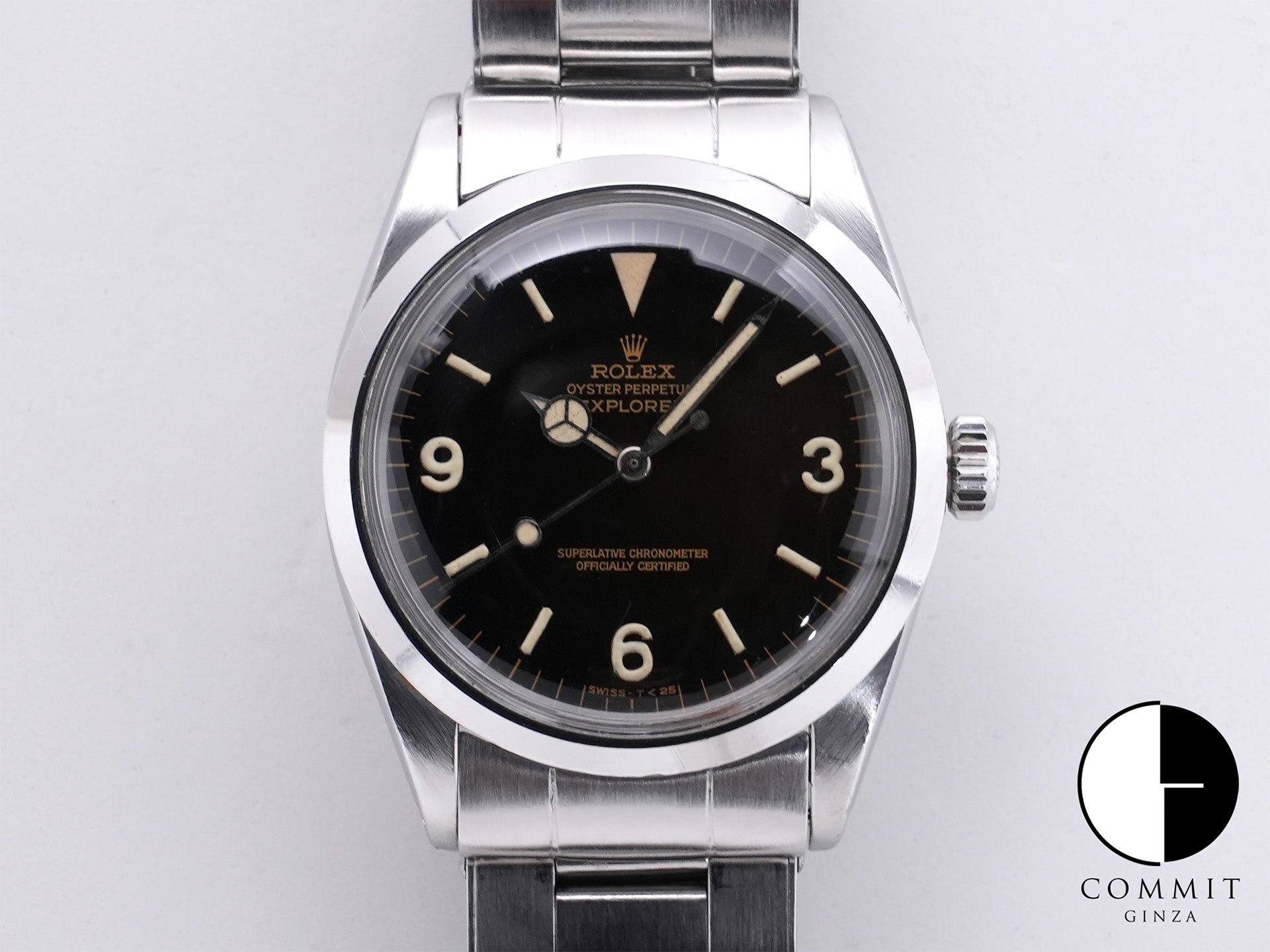 Rolex Explorer I Ref. 1016M SS Black Dial, Pre-owned  (34z6dt95)