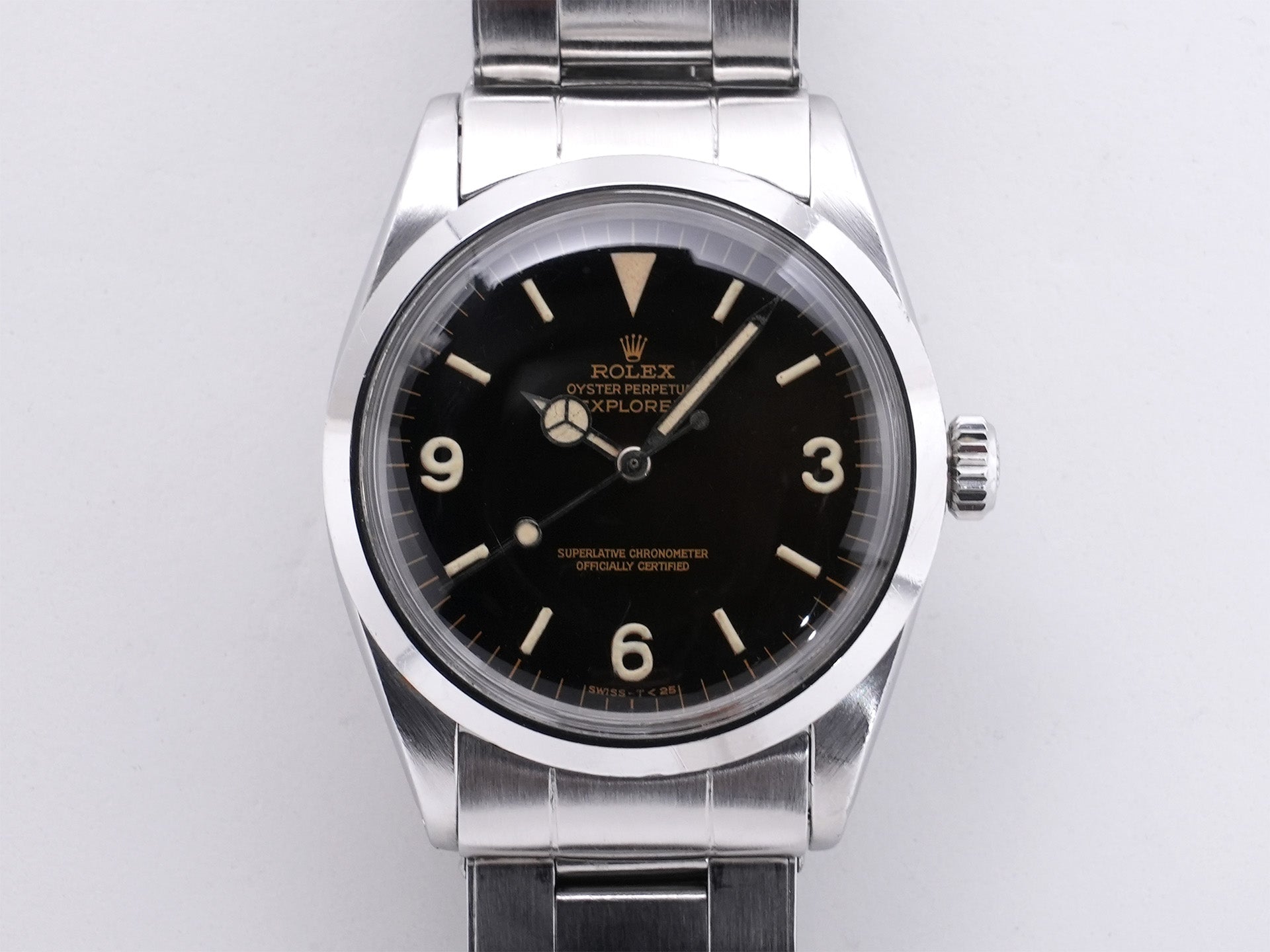 Rolex Explorer I Ref. 1016M SS Black Dial, Pre-owned  (34z6dt95)