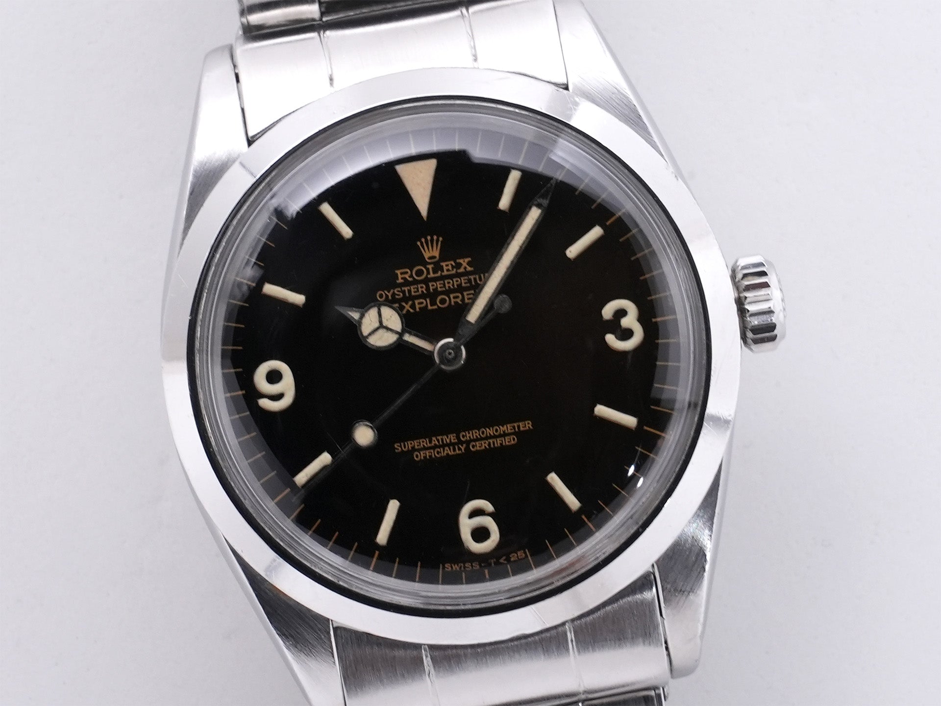 Rolex Explorer I Ref. 1016M SS Black Dial, Pre-owned  (34z6dt95)