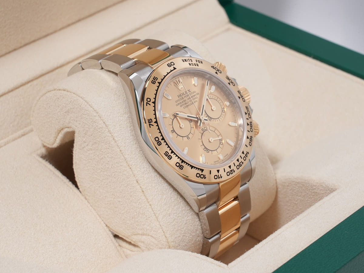 Rolex Daytona Ref. 116503 SS/YG Champagne Dial, Unused  na8x928w