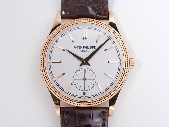 Patek Philippe Calatrava Ref. 6119R-001 Rose Gold Silver Dial