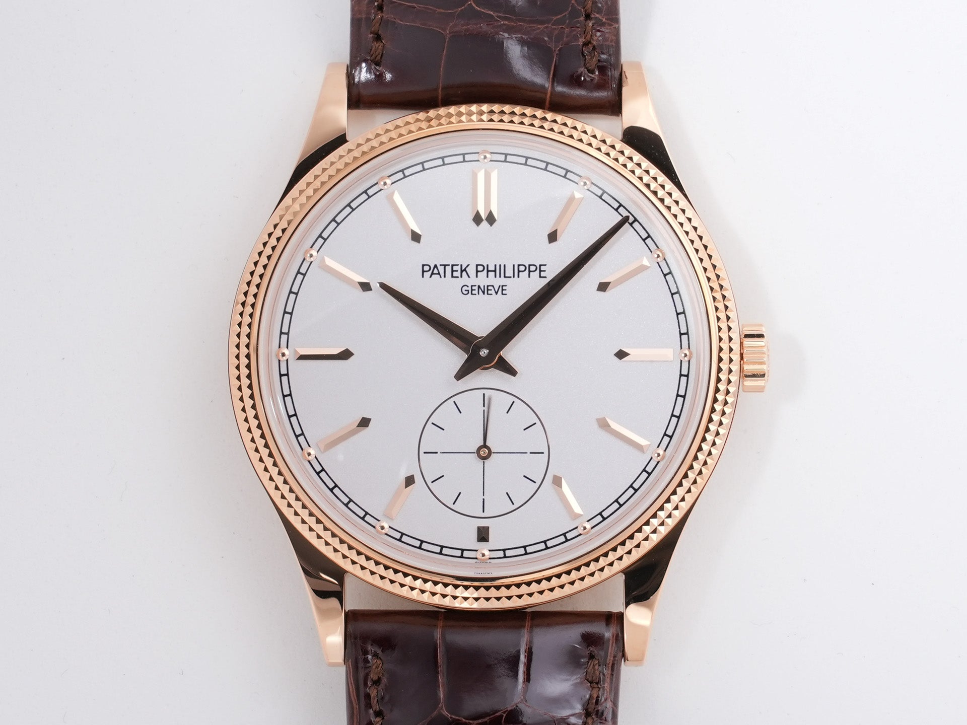 パテックフィリップ カラトラバ Ref.6119R-001 18KRG シルバー文字盤 未使用 62egmfu3
