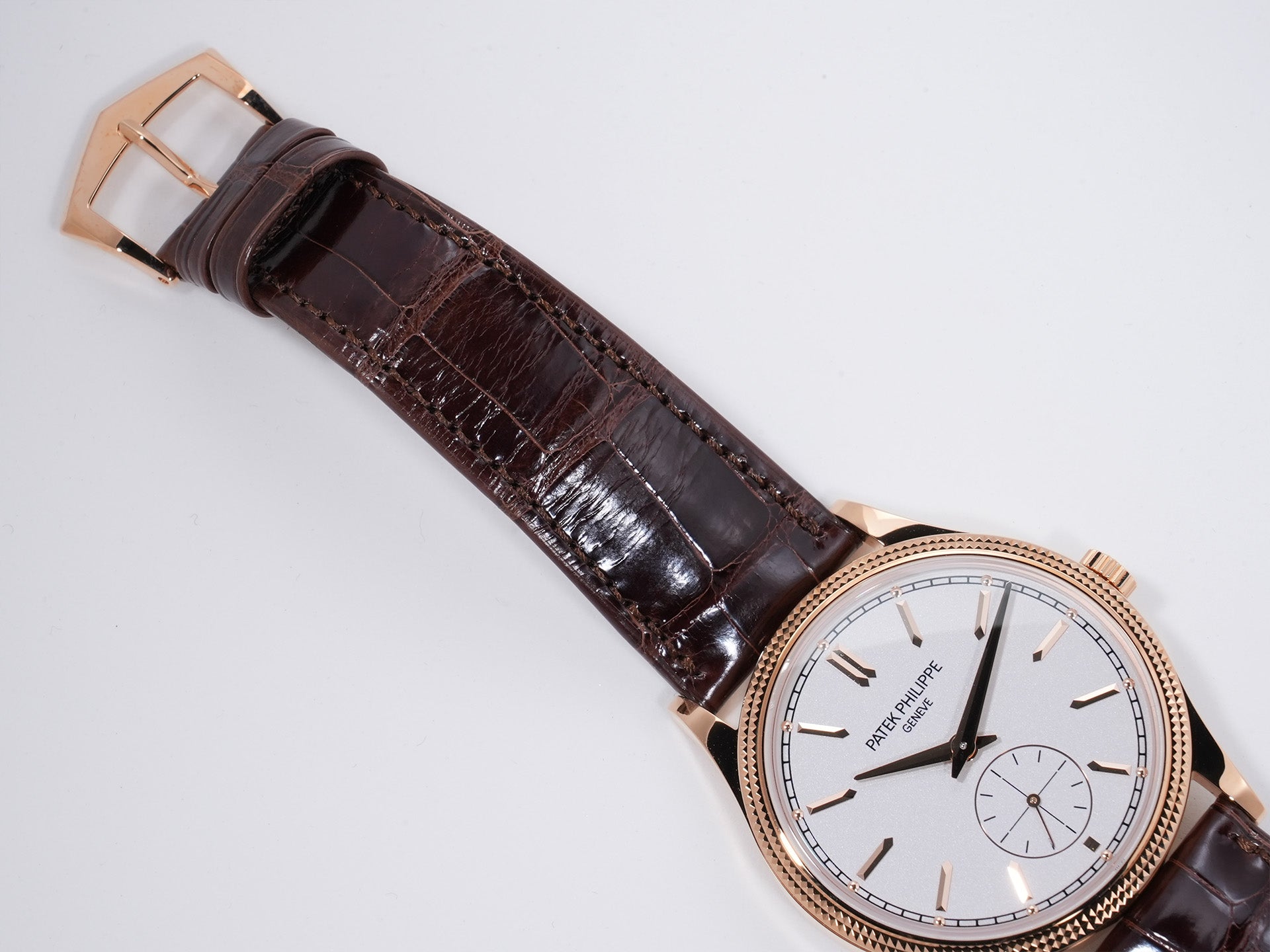 パテックフィリップ カラトラバ Ref.6119R-001 18KRG シルバー文字盤 未使用 62egmfu3