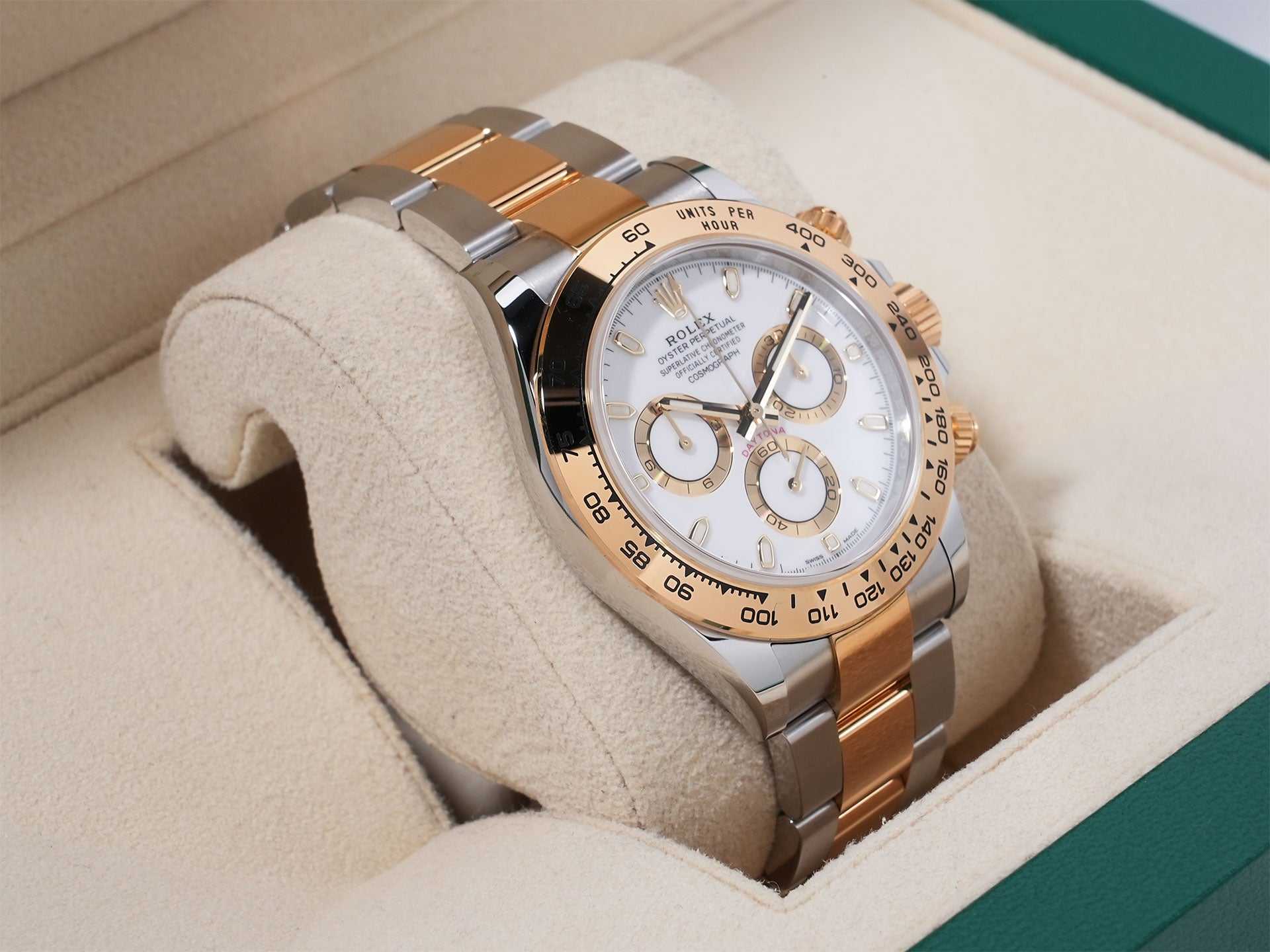 Rolex Daytona Ref. 116503 SS/YG White Dial, Excellent Condition 9x5u7jmg