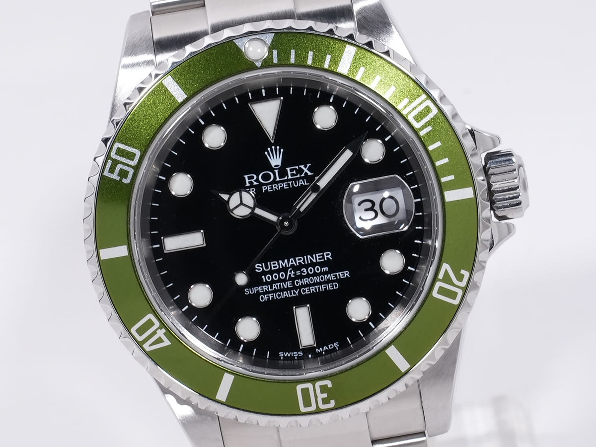 ロレックス サブマリーナー デイト Ref.16610LV SS ブラック文字盤 中古 rxp6btja