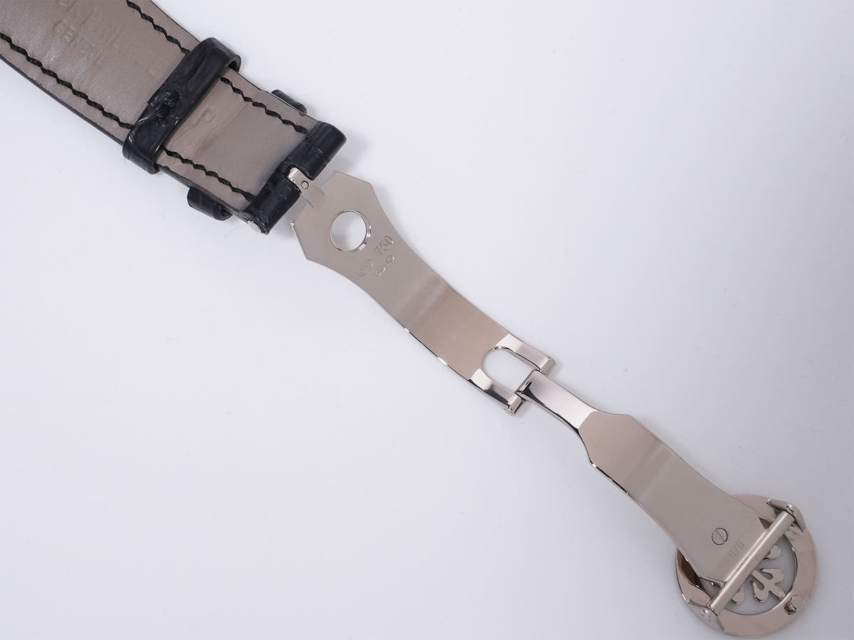 パテックフィリップ コンプリケーション ワールドタイム ムーンフェイズ Ref.5575G-001 18KWG ブラック文字盤 美中古 txsxn74b