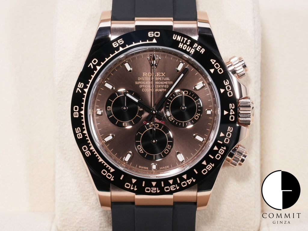 Rolex Daytona Ref. 116515LN Everose Gold Chocolate/Black Dial