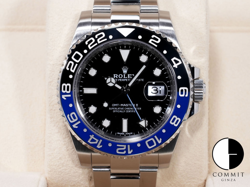 Rolex GMT-Master II Ref. 116710BLNR Stainless Steel Black Dial