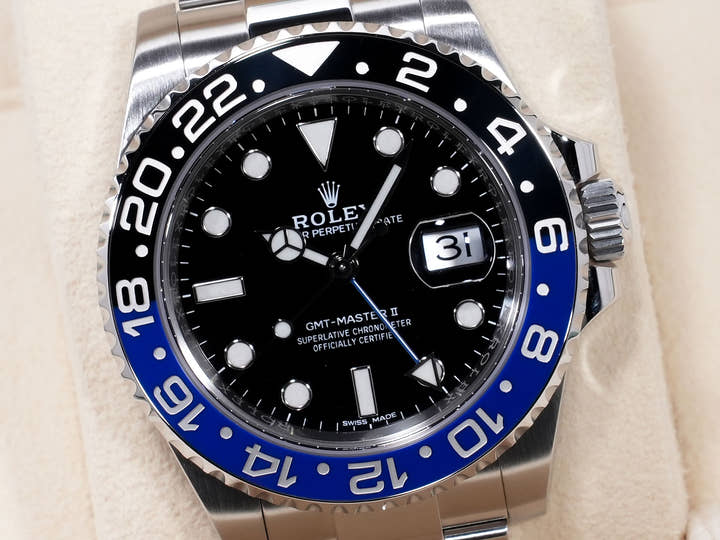 Rolex GMT-Master II Ref. 116710BLNR Stainless Steel Black Dial